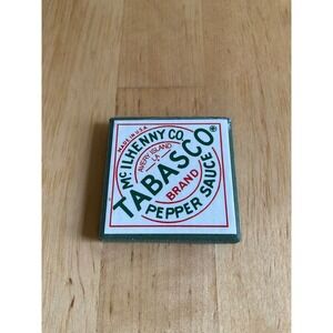 Vintage Tabasco Pepper Sauce Refrigerator Magnet McIlhenny Co Avery Island Logo
